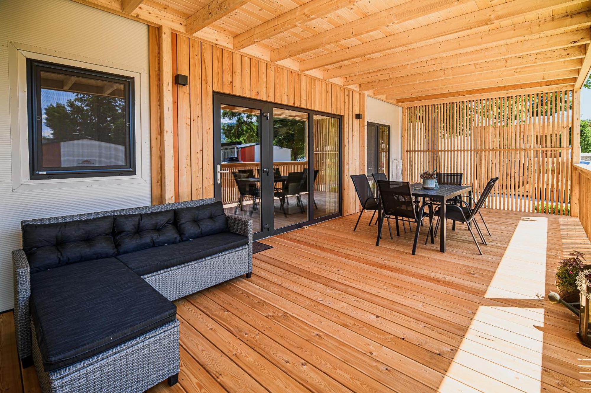 Premium Mobile Homes With Thermal Riviera Tickets Catez ob Savi Dış mekan fotoğraf