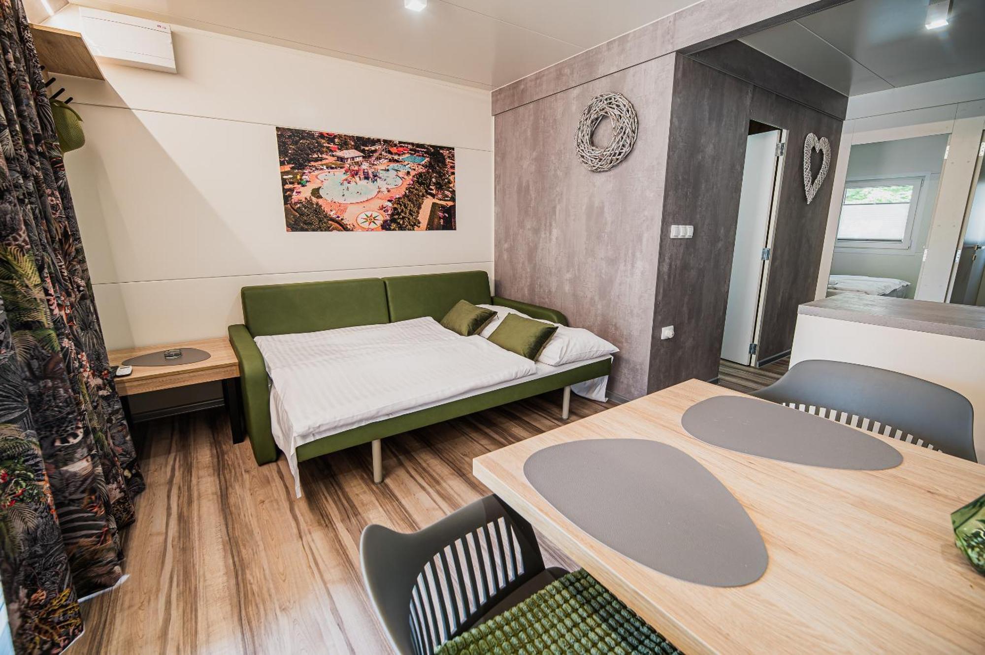 Premium Mobile Homes With Thermal Riviera Tickets Catez ob Savi Dış mekan fotoğraf